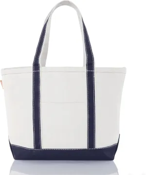Medium Classic Canvas Tote Bag for Women, Top Zipper Closure, Outer Pocket, Daily Essentials, Groceries, Traveling