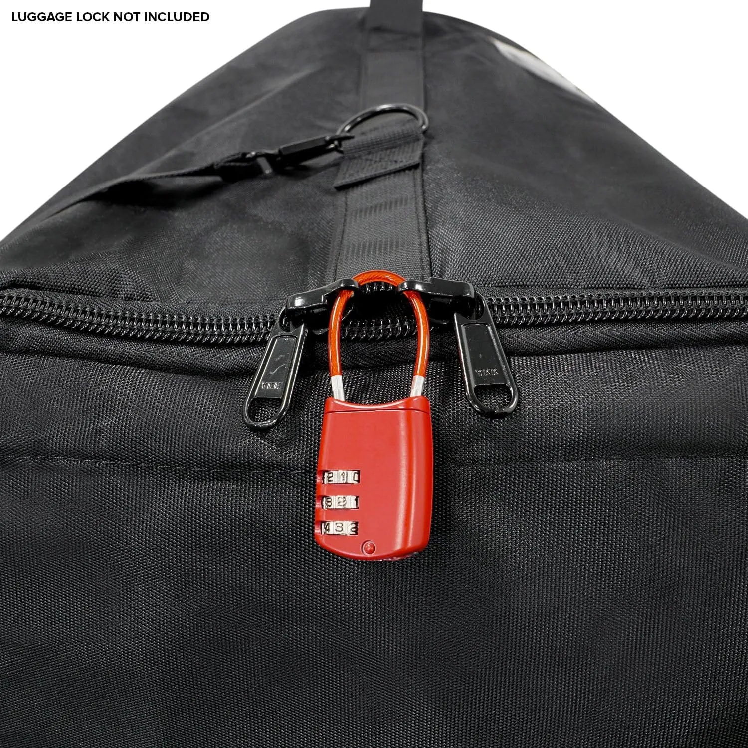 Meister Pack Duffel Bag - Protective Waterproof Airplane Travel Case for Backpacks up to 75L - Black