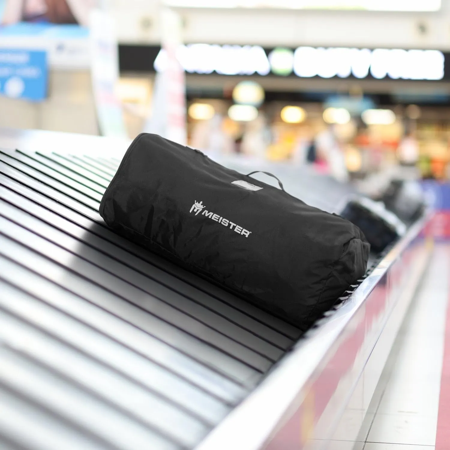 Meister Pack Duffel Bag - Protective Waterproof Airplane Travel Case for Backpacks up to 75L - Black