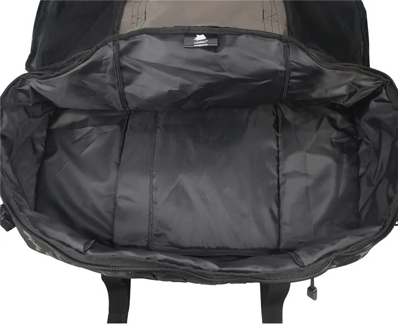 Men Army Sport Gym Bag Tactical Waterproof Backpack Camping Backpacks Sports Travel Bags, Black Camo, M 60 Litres, Backpacks