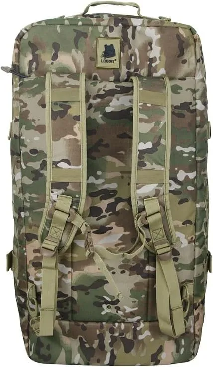 Men Army Sport Gym Bag Tactical Waterproof Backpack Camping Backpacks Sports Travel Bags, Brown Camo, M 60 Litres, Backpacks