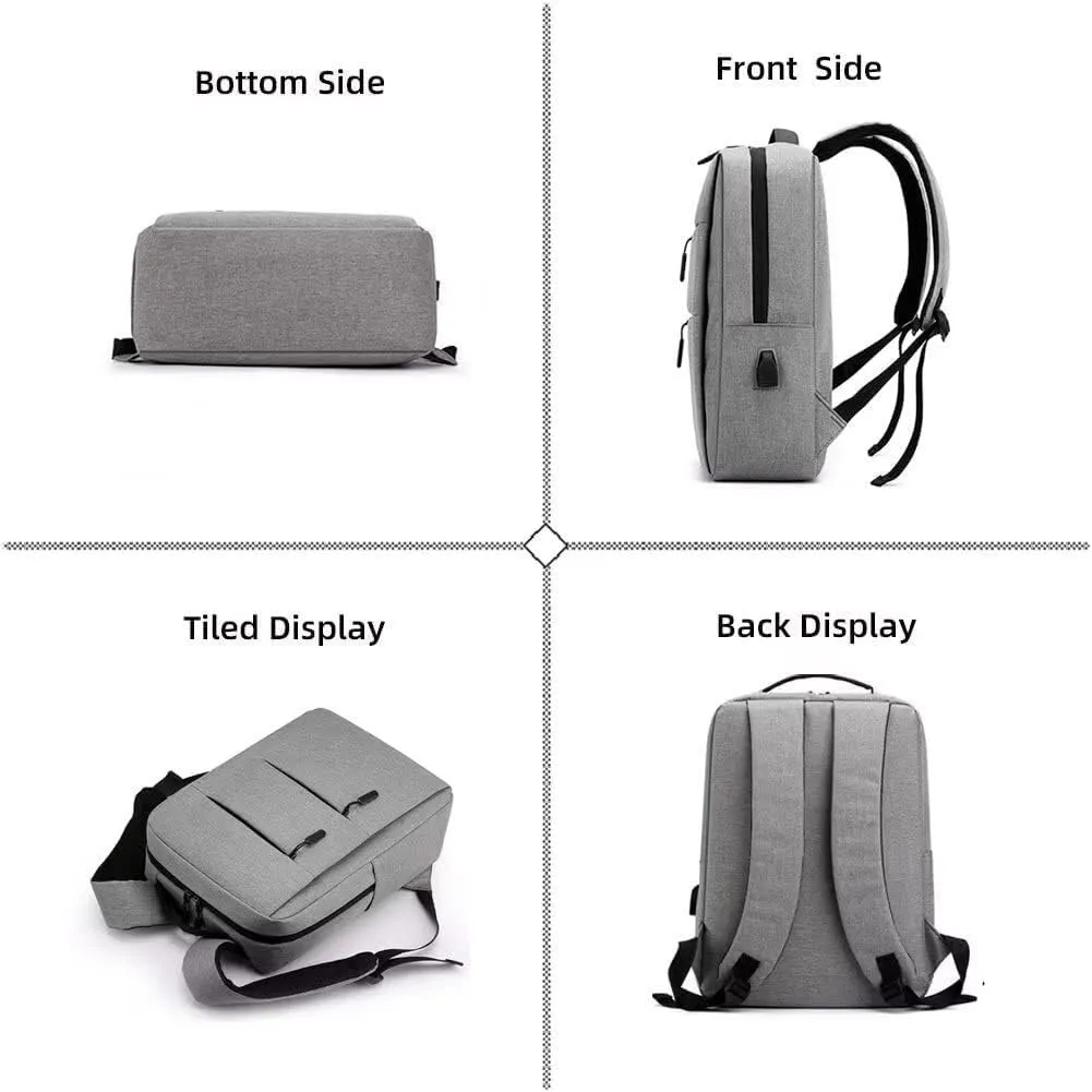 Men's Backpacks Large Laptop Shoulder Bags Rucksack Multi-Pocket Travel Daypacks Waterproof Business Work