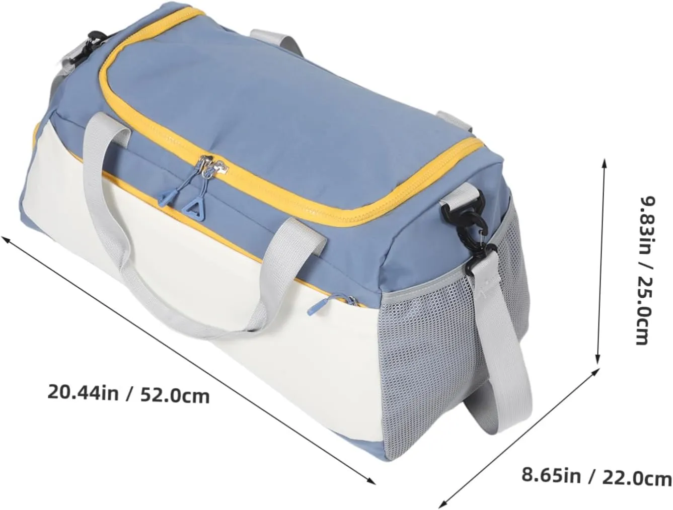 Men's Wet Dry Separation Bag Travel Duffel Large Storage Gym Golf Sports Weekender Bag Material Easy Travel
