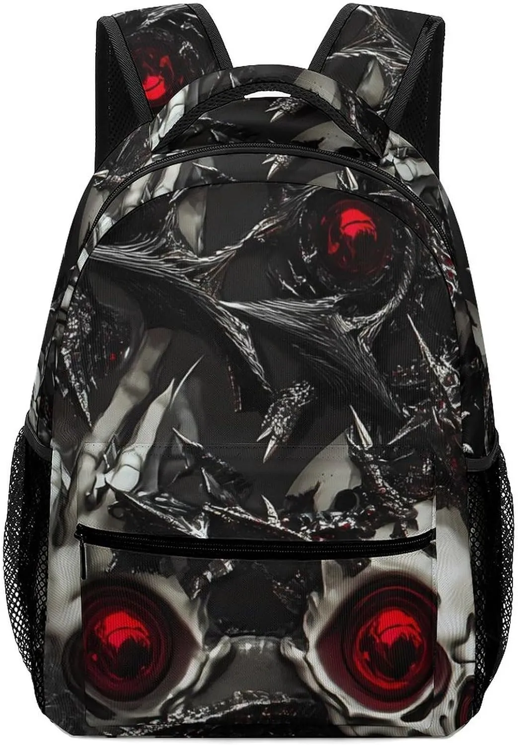 Metal Skull Death Thorns Travel Backpack Simple Daypack Waterproof Hiking Picnic Laptop Gym Bag