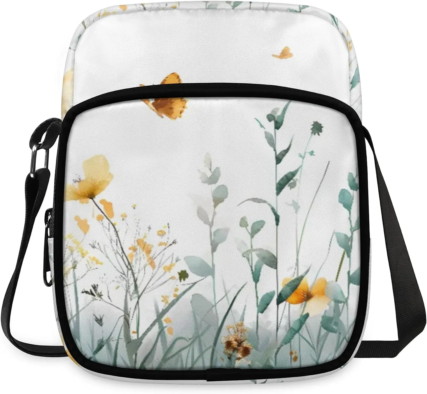 Migratory Butterfly Crossbody Sling Bags Sling Backpack Shoulder Bag Lightweight Travel Backpack Fanny Packs Purses Handbags for Men Women Travel Cycling Skating