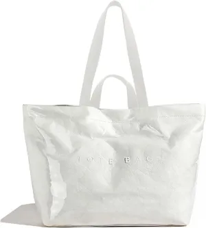 MINGRI Large Tote Bags for Women,Mother's Day Gifts,PVC Plastic Totes Bag,Carry All Bag Kraft Paper Shoulder Handbag
