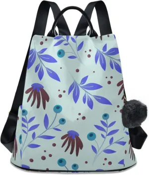 Mini Backpack Women Travel Handbag Shoulder Bag for Outing Shopping Traveling Going Out Pattern 3