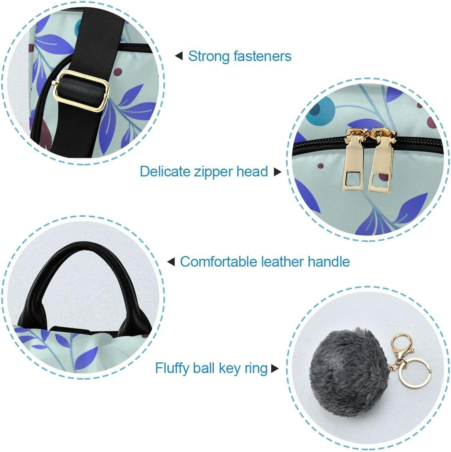 Mini Backpack Women Travel Handbag Shoulder Bag for Outing Shopping Traveling Going Out Pattern 3