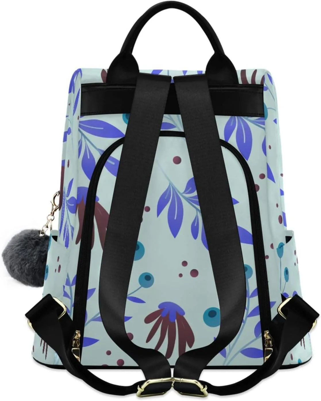 Mini Backpack Women Travel Handbag Shoulder Bag for Outing Shopping Traveling Going Out Pattern 3