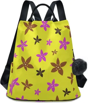 Mini Backpack Women Travel Handbag Shoulder Bag for Outing Shopping Traveling Going Out Pattern 9
