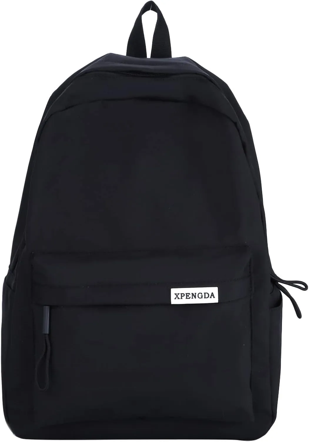 Mini Backpacks for Women Retro Large Capacity Solid Soft Fashion Backpacks Outdoor Travel Slim Laptop Backpack(Black)