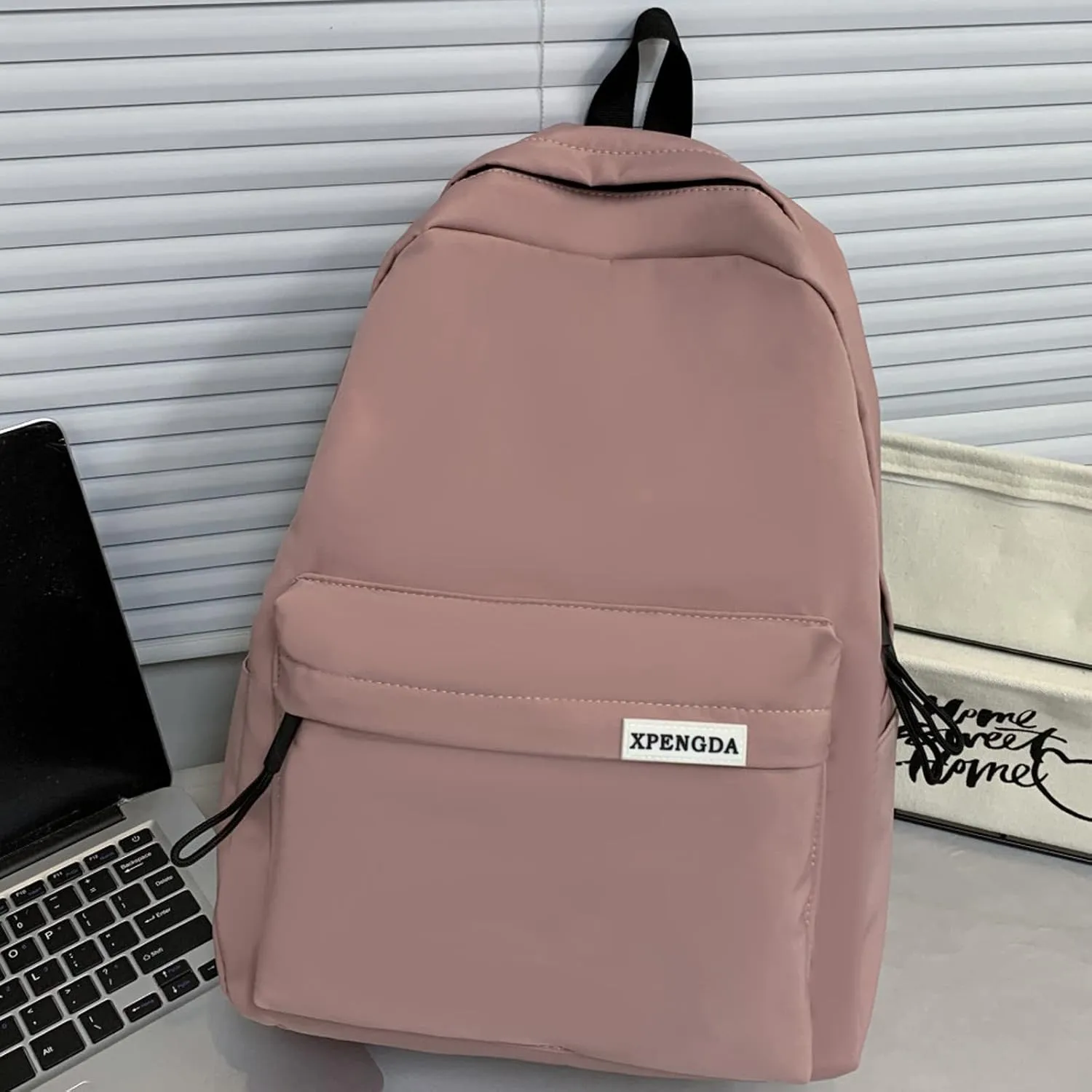 Mini Backpacks for Women Retro Large Capacity Solid Soft Fashion Backpacks Outdoor Travel Slim Laptop Backpack(One Size)