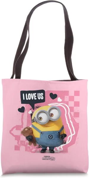 Minions Bob Valentine’s Day I Love Us Tote Bag