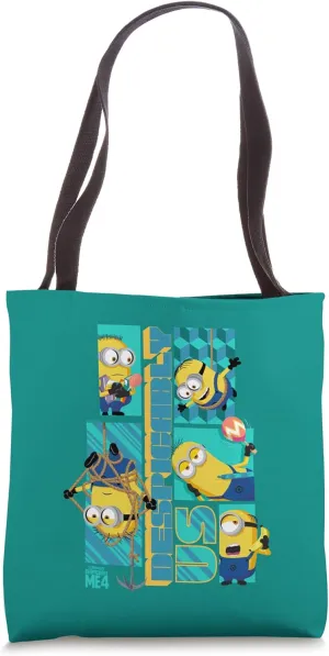 Minions Despicable Me 4 Despicably Us Minions Tote Bag