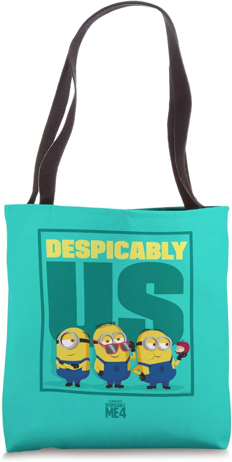 Minions Despicable Me 4 Despicably Us Tote Bag
