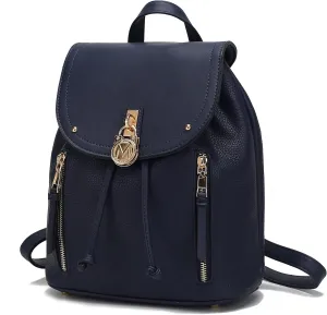 MKF Collection Backpack Purse for Women, Vegan Leather Top-Handle Fashion Daypack
