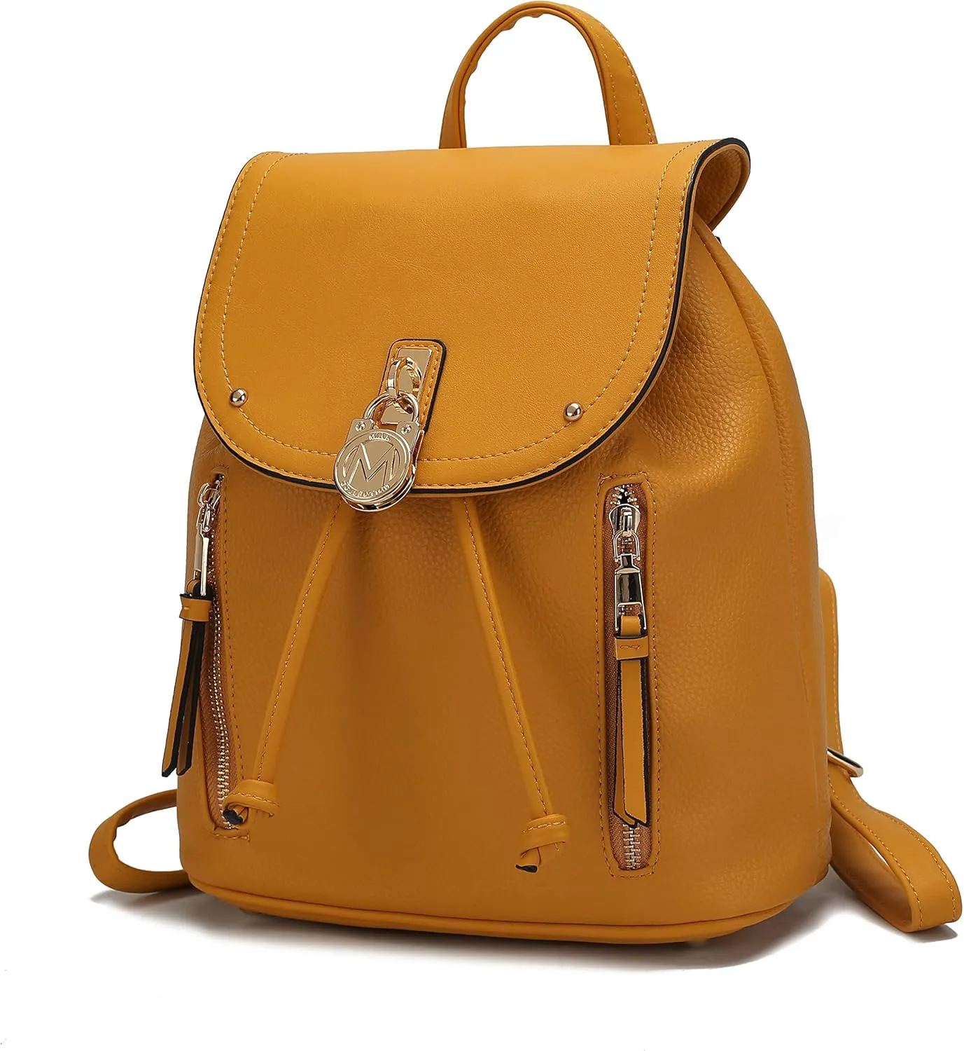 MKF Collection Backpack Purse for Women, Vegan Leather Top-Handle Fashion Daypack