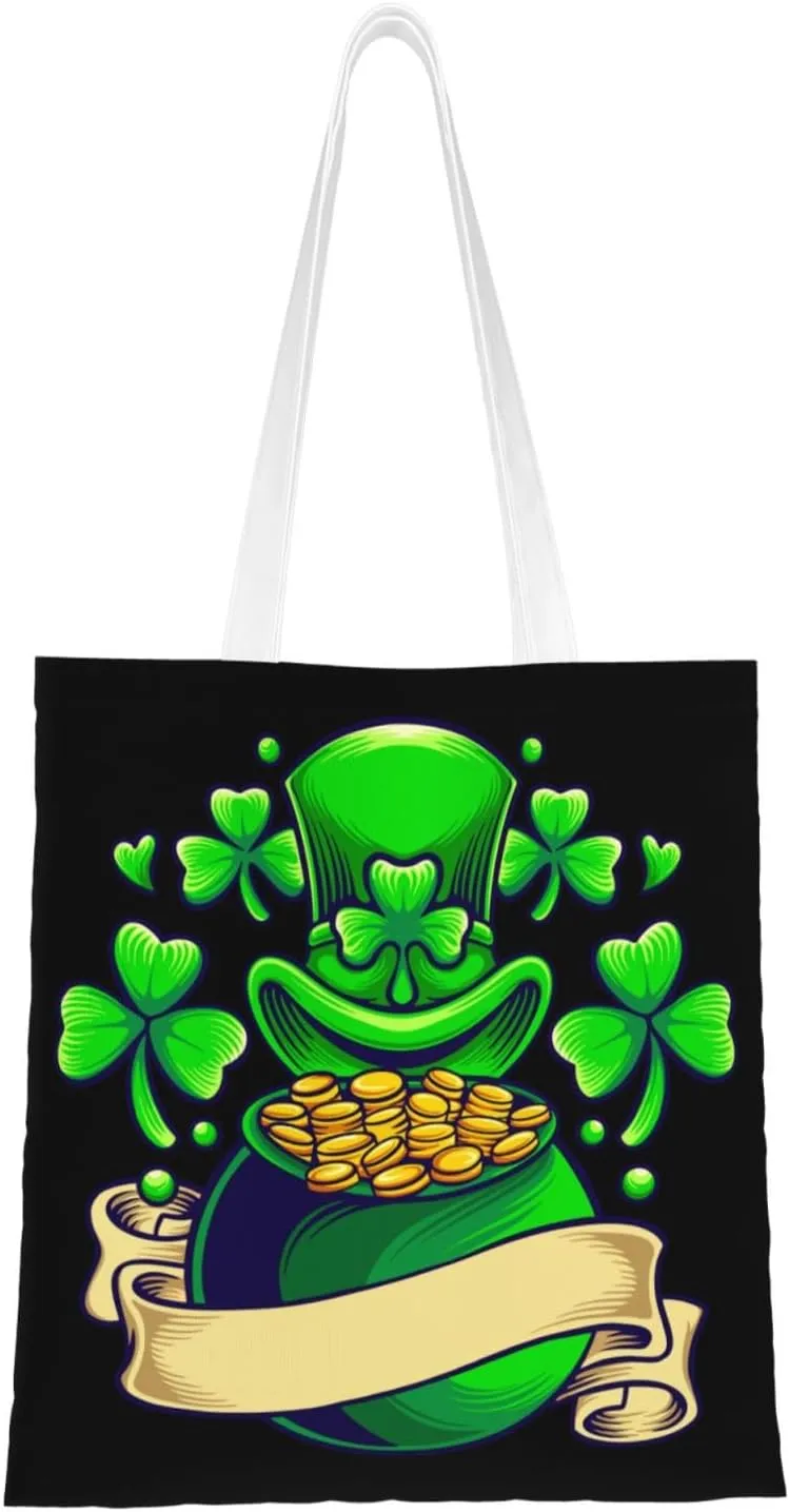 Money Jar Tote Bag for Women Canvas Shopping Bags Reusable Beach Bag Grocery Bags Tote Shoulder Bag Gift Bags