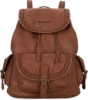 Montana West Backpack Purse for Women Soft Washed Leather Drawstring Casual Travel Large Backpacks