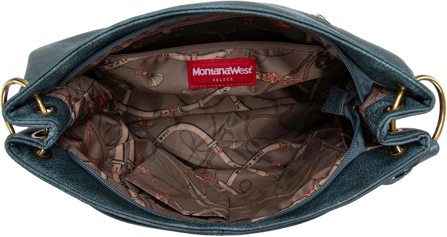 Montana West Purses for Women Hobo Shoulder Handbags with Zipper