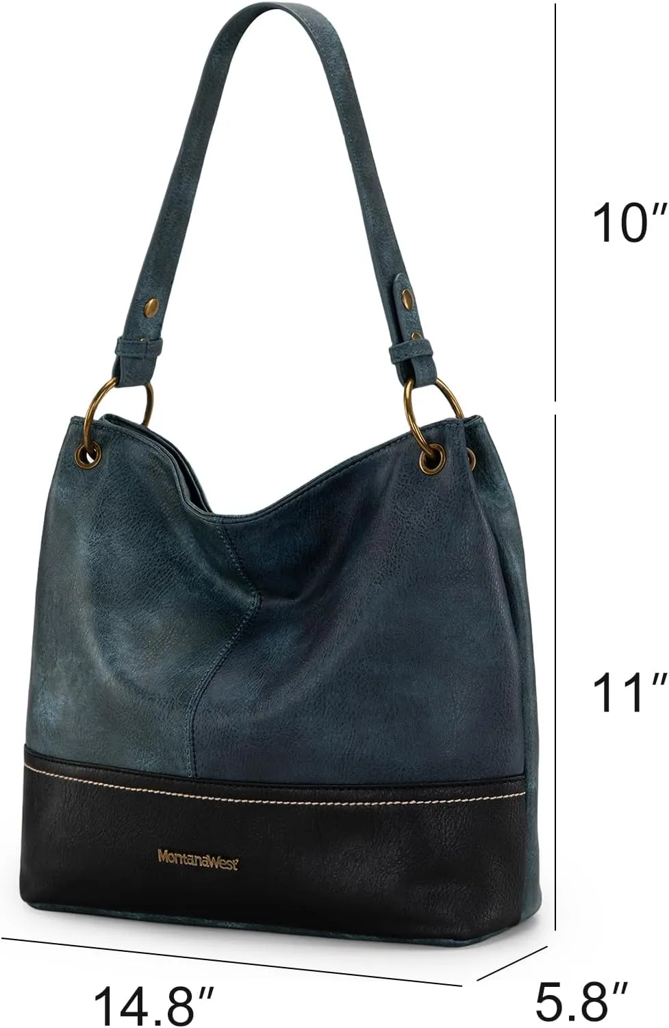 Montana West Purses for Women Hobo Shoulder Handbags with Zipper
