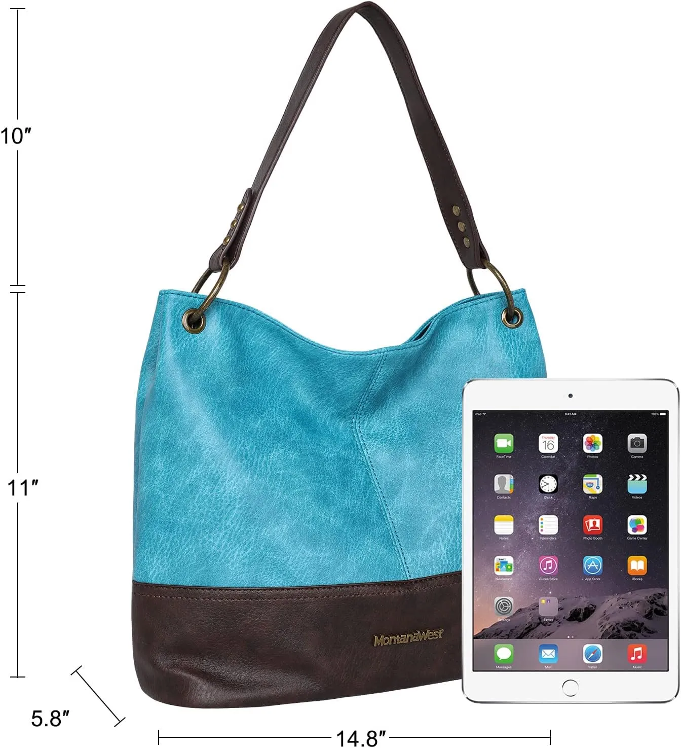 Montana West Purses for Women Hobo Shoulder Handbags with Zipper