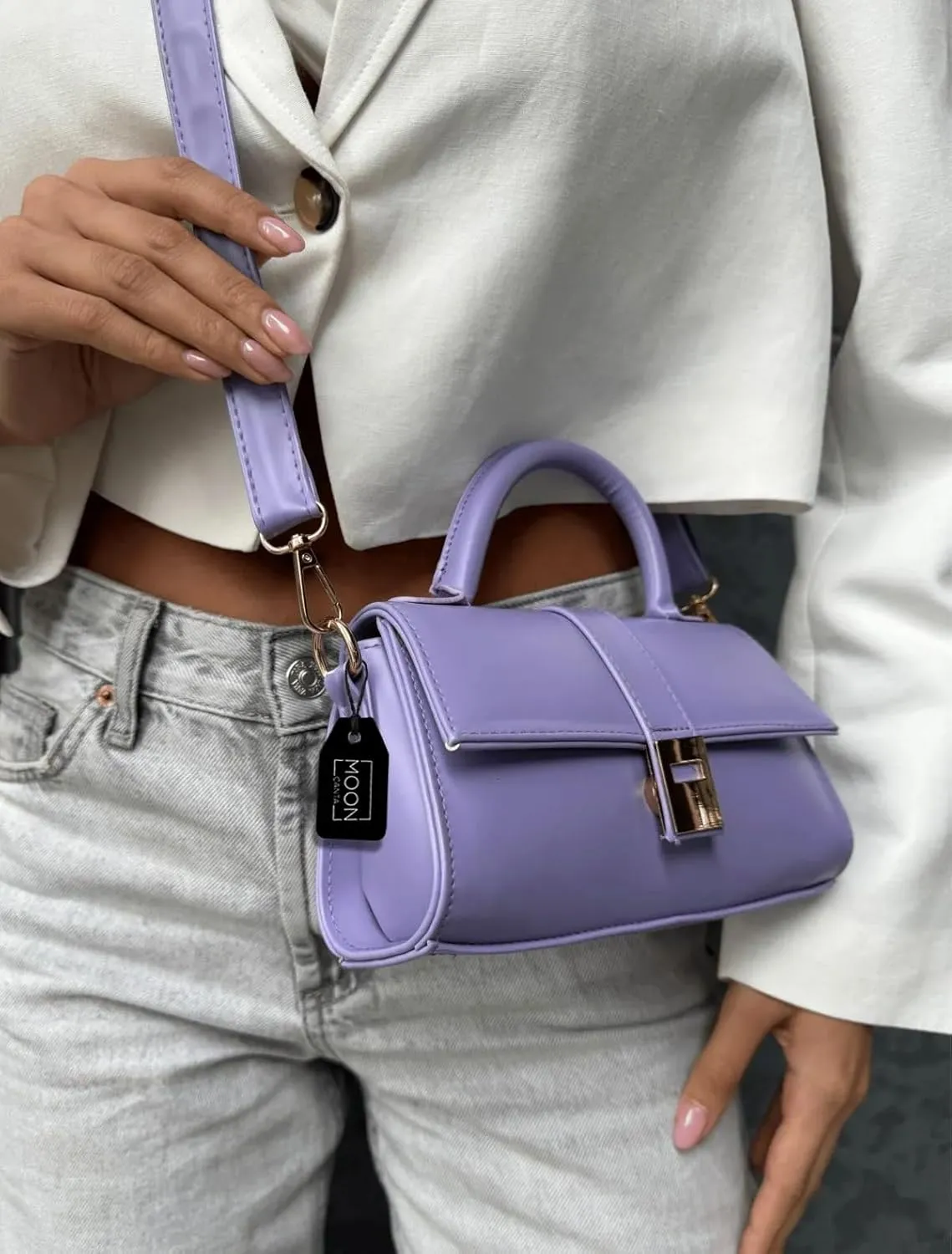MOON CANTA Crossbody Bag for Women Shoulder Bag for Women, Adjustable Strap, Stylish Purse Handbags