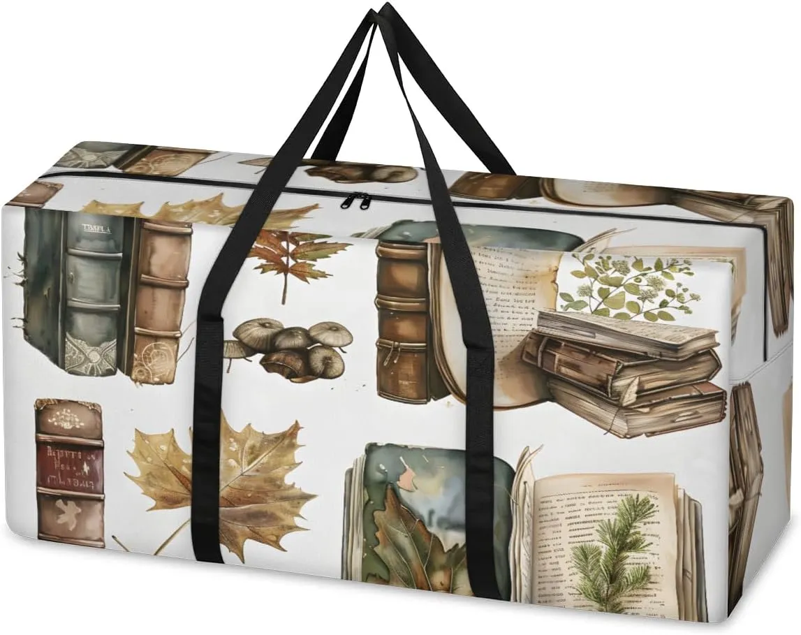 Moving Bags Heavy Duty Storage Bags for Clothes Moving Supplies Packing Bags for Moving Traveling Books Leaf Specimen