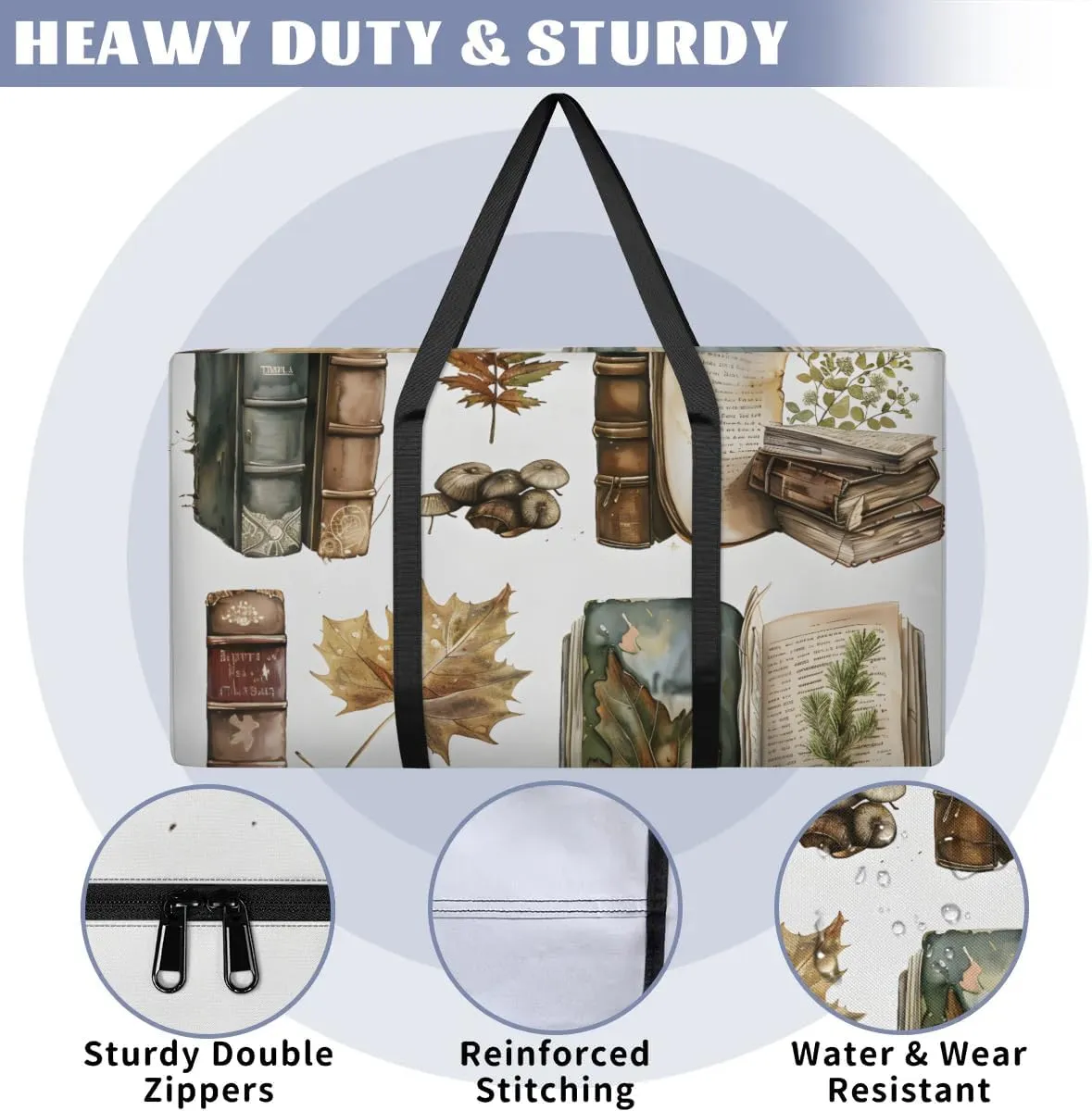 Moving Bags Heavy Duty Storage Bags for Clothes Moving Supplies Packing Bags for Moving Traveling Books Leaf Specimen