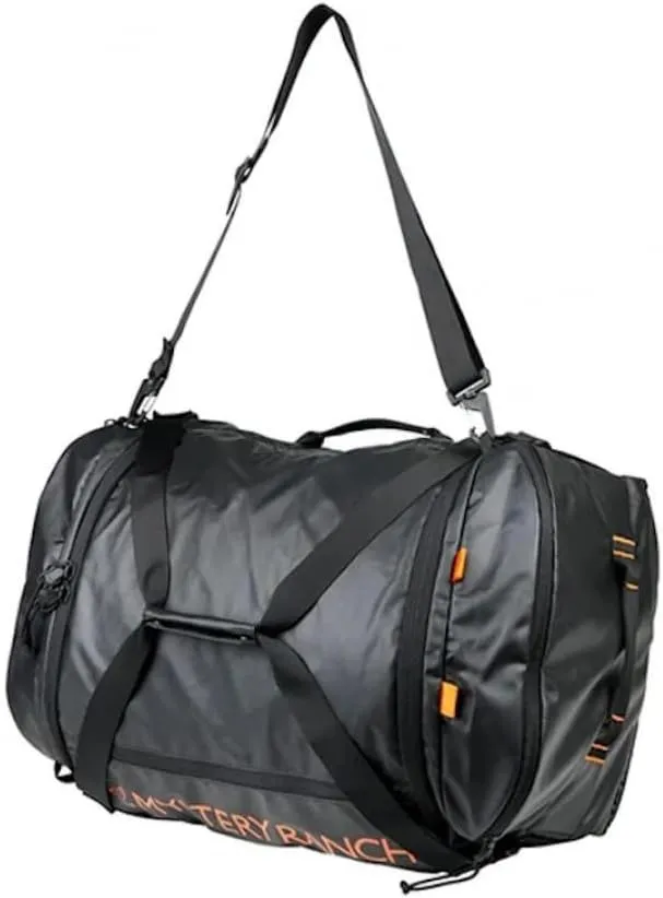 Mystery Ranch Mission Duffel 55 Black - Adaptable Duffel Bag For Travel