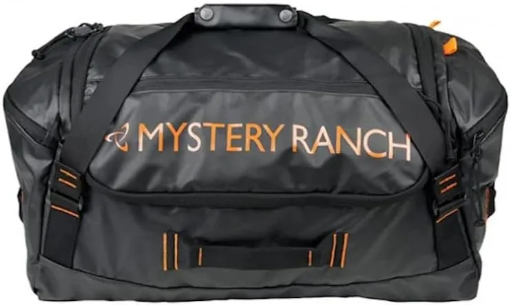 Mystery Ranch Mission Duffel 55 Black - Adaptable Duffel Bag For Travel