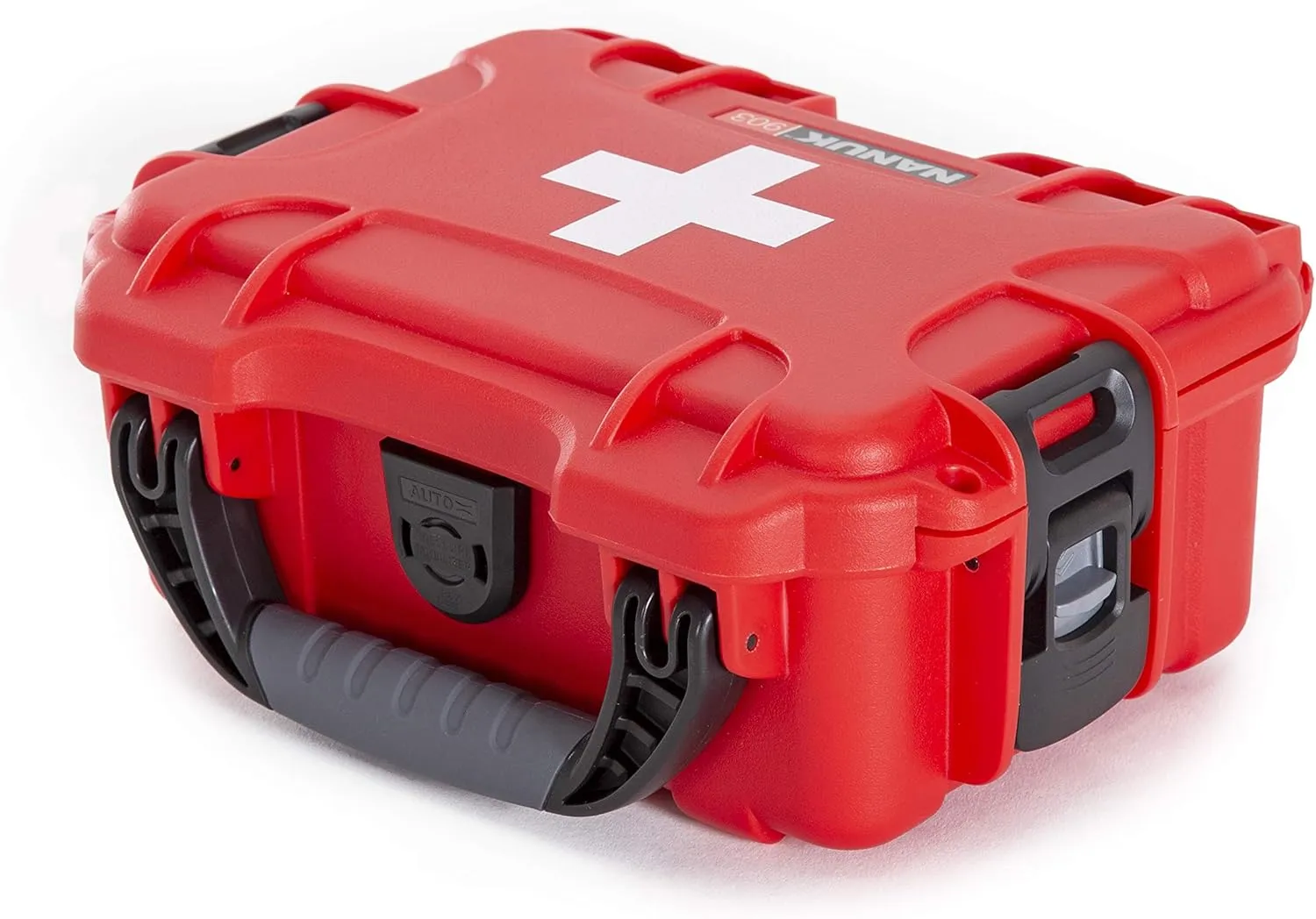 Nanuk 903 Waterproof First Aid Prepper Survival Gear Dust and Impact Resistant Case - Empty - Red, 903-FSA9