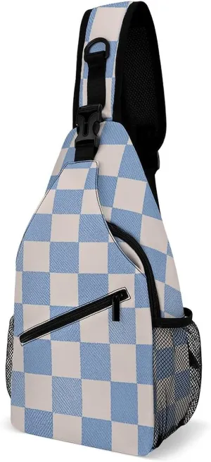Native American Sling Bag Lightweight Crossbody Chest Pack Travel Shoulder Bag with Adjustable Strap