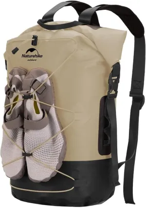Naturehike Waterproof Backpack For Men, Hiking Backpack Waterproof Outdoor Day Pack, Lightweight Camping Travel 20L/30L/40L (Khaki, 40)