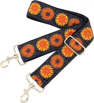 Nefelibata Purse Strap,2" Wide Purse Strap Adjustable Replacement,Multi-pattern Crossbody Handbag Strap