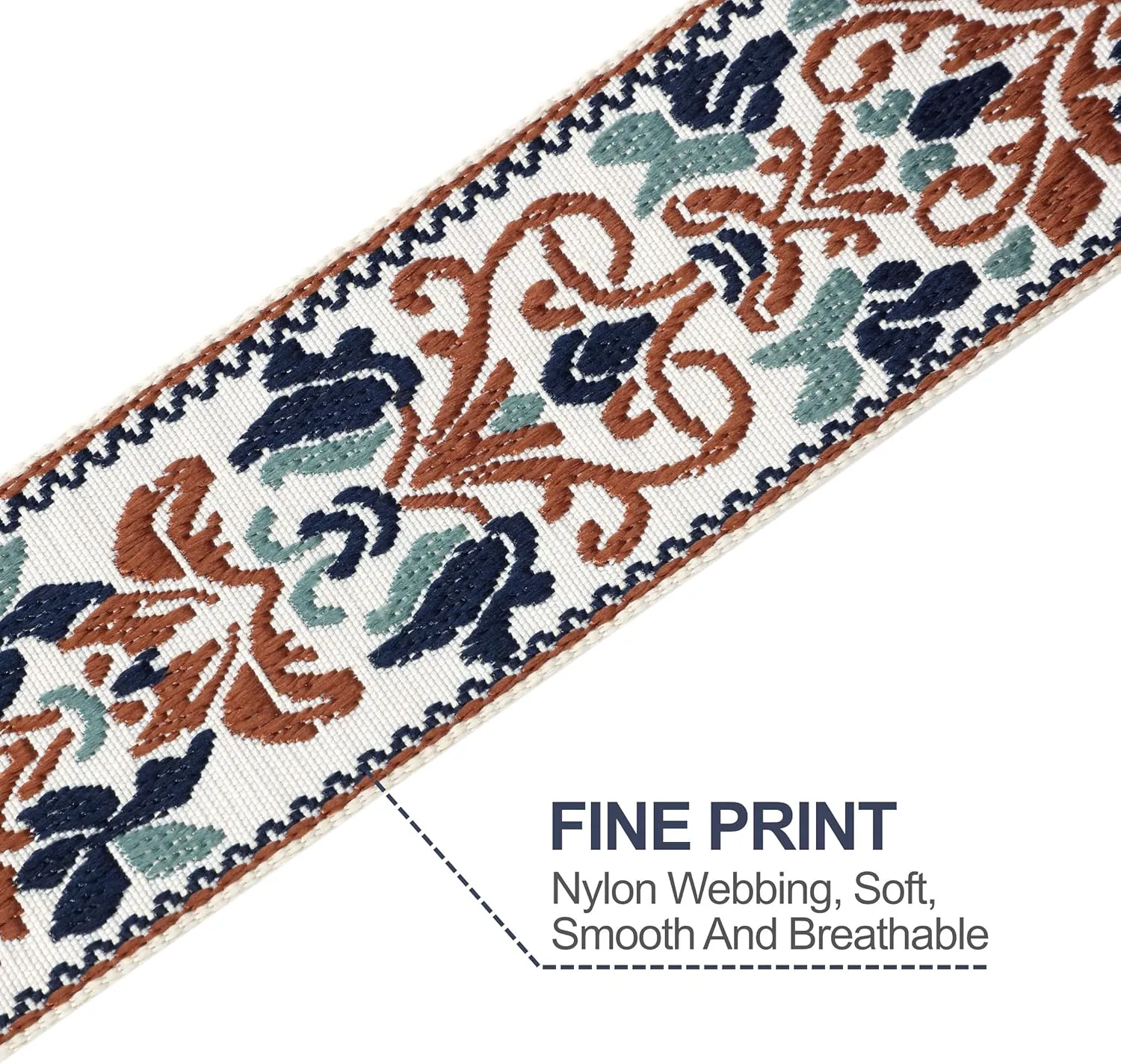 Nefelibata Purse Strap,2" Wide Purse Strap Adjustable Replacement,Multi-pattern Crossbody Handbag Strap