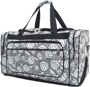 NGIL Canvas 23" inch Duffle Bag (Volleyball-Black)