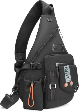 NICGID Sling Bag Backpack, 13.3'' 14.1'' Laptop Bag Crossbody Shoulder Chest Backpacks Travel Outdoors for Men Women