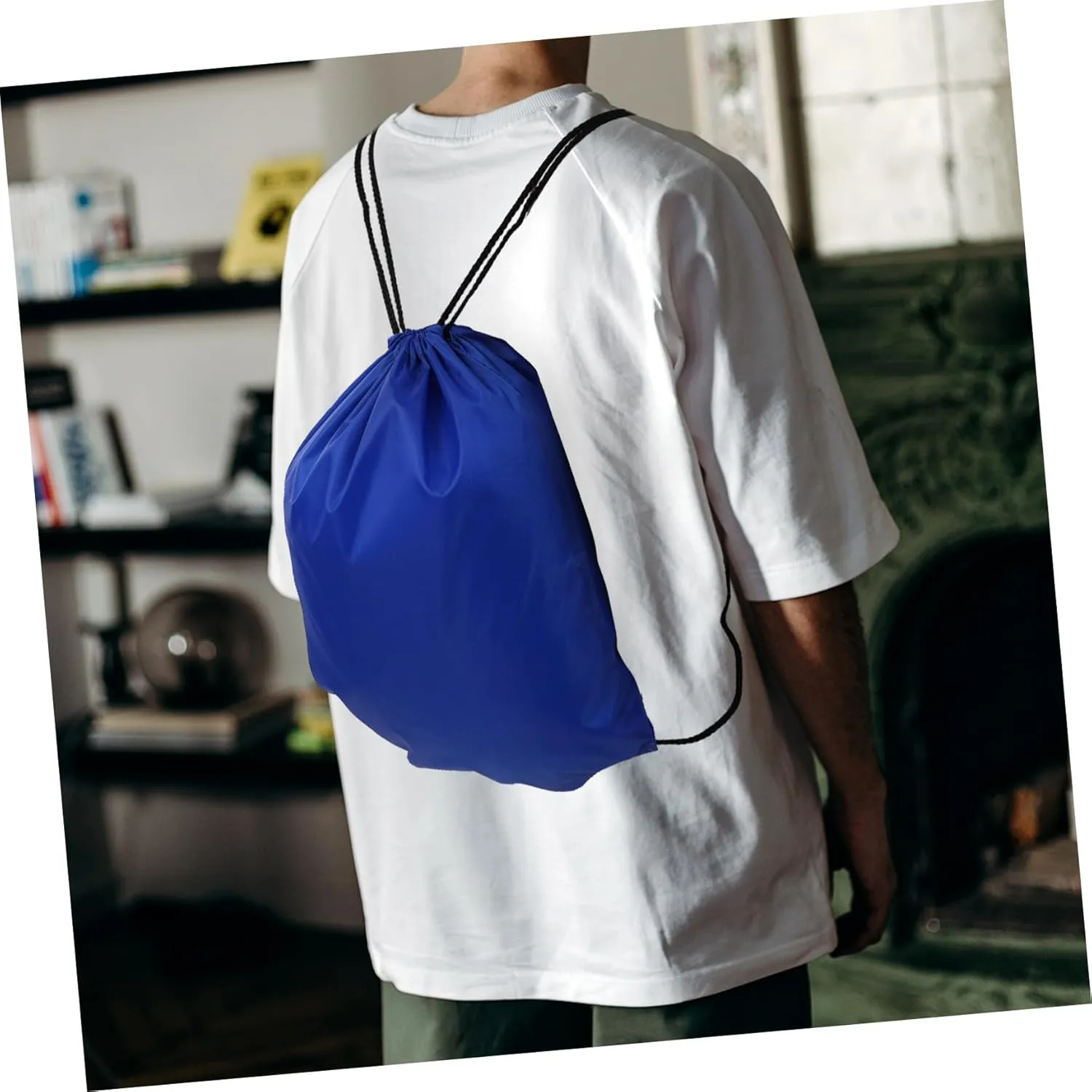 NOLITOY 3Pcs Drawstring Backpack Thick Durable Storage Bags for Outdoor Sports Multi Function Drawstring Sundries Bags