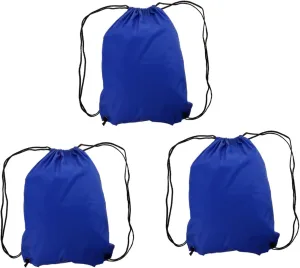 NOLITOY 3Pcs Drawstring Backpack Thick Durable Storage Bags for Outdoor Sports Multi Function Drawstring Sundries Bags