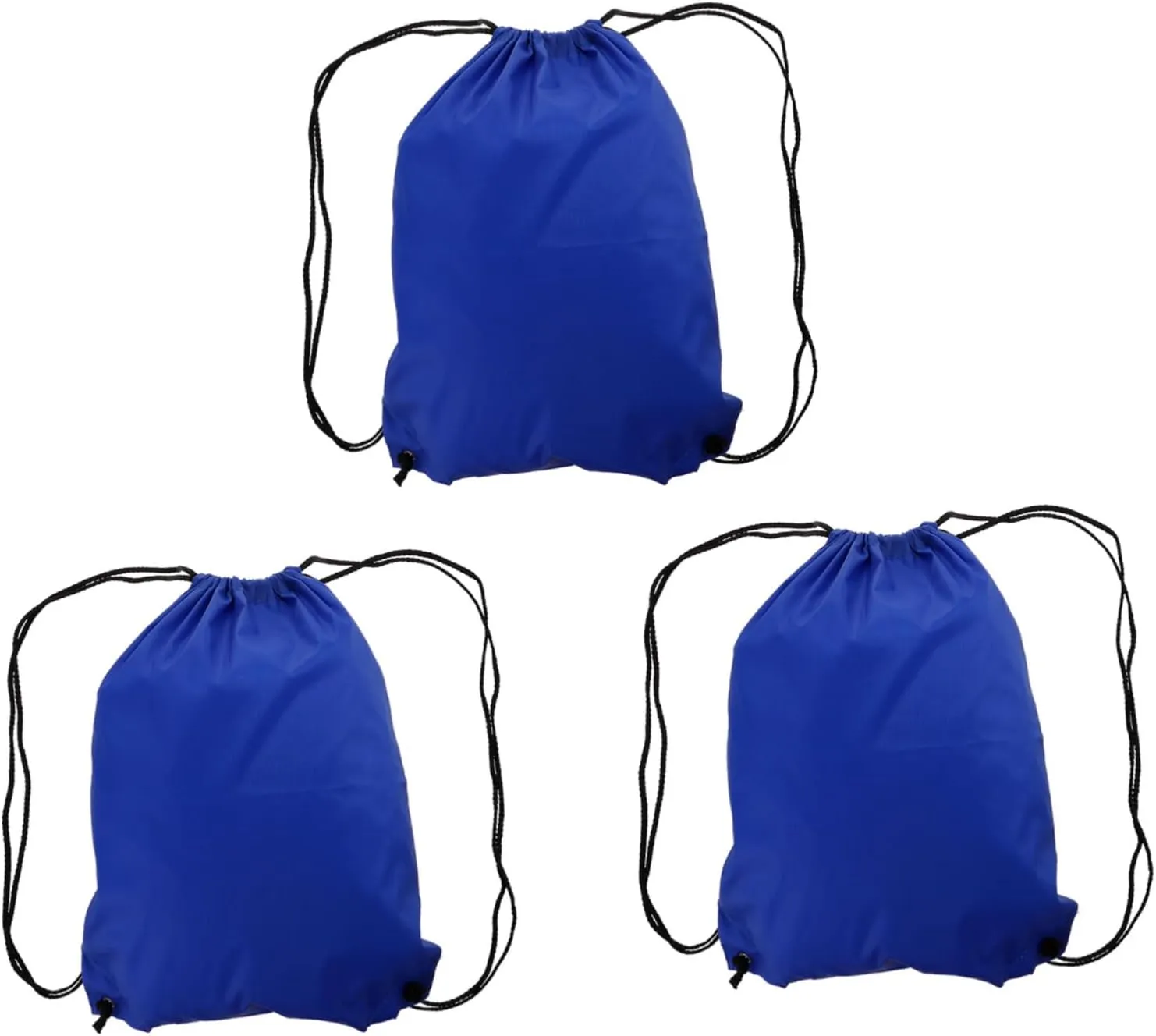 NOLITOY 3Pcs Drawstring Backpack Thick Durable Storage Bags for Outdoor Sports Multi Function Drawstring Sundries Bags
