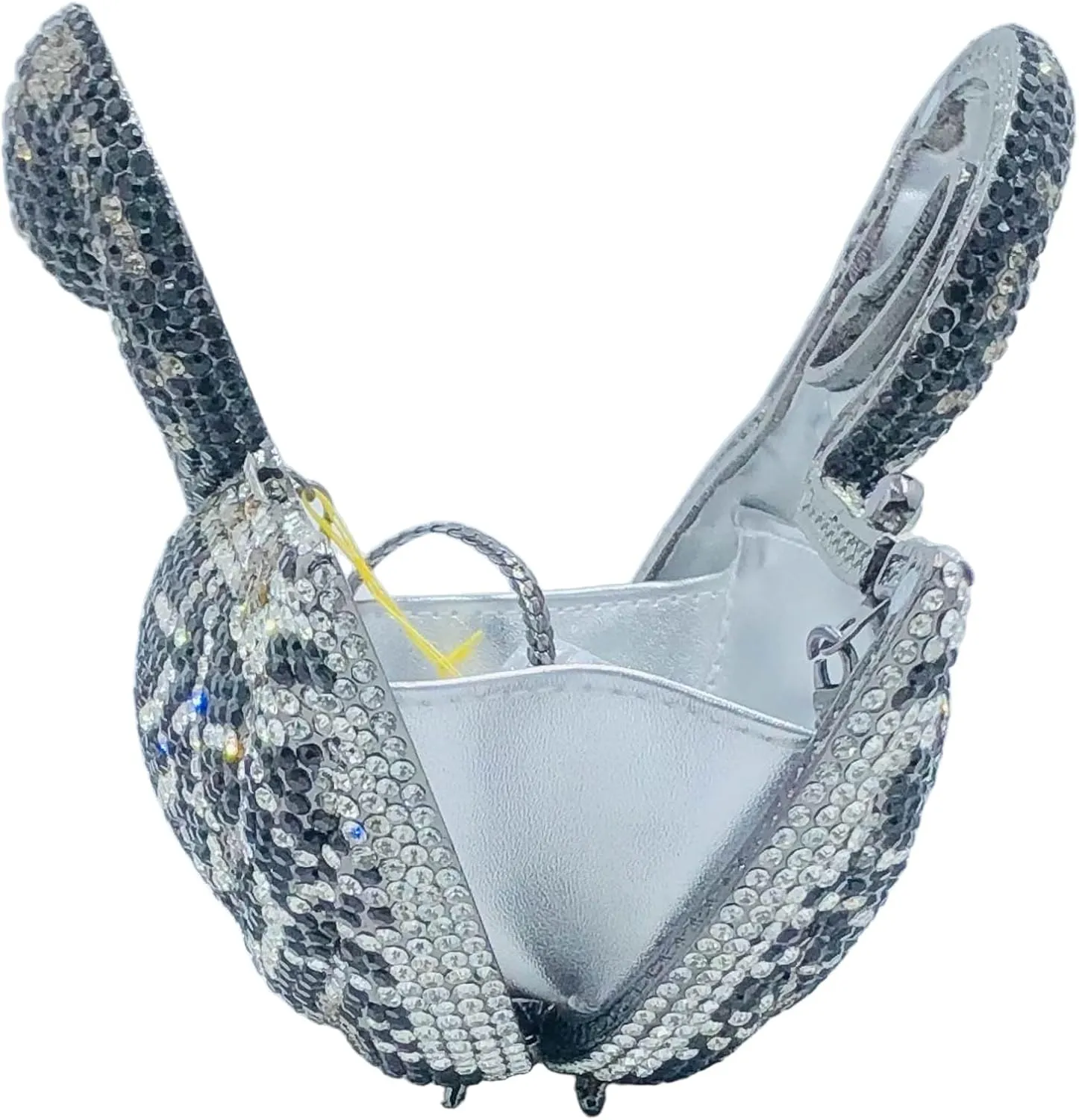 Novelty Swan Crystal Clutch Women Evening Bag and Clutches Party Prom Wedding Handbags Rhinestone Clutch Purses,Mini