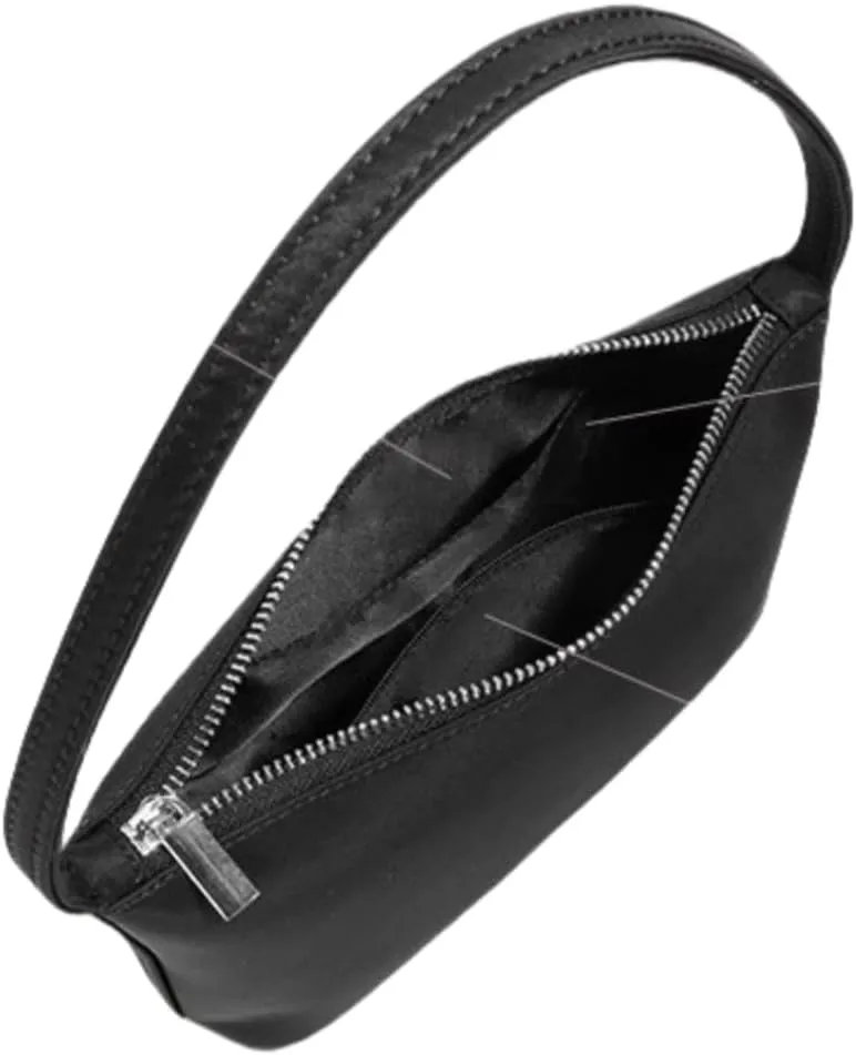 Nylon Shoulder Bag for Women Trendy Handbag and Purses Convenient Hobo Bag Clutch Totes with Zipper Closure