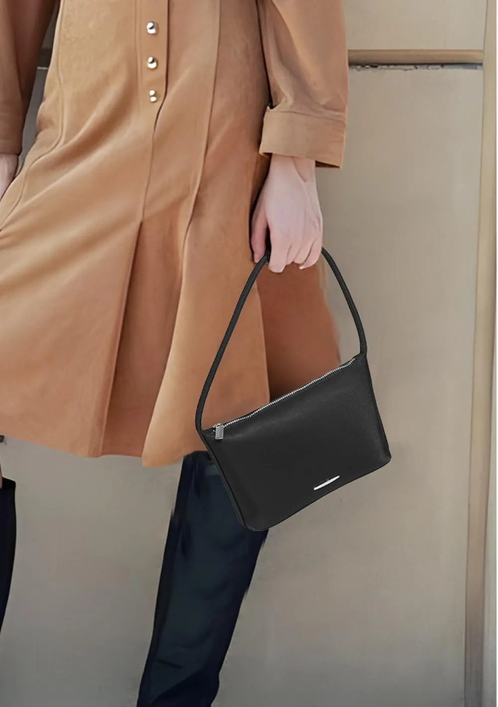Nylon Shoulder Bag for Women Trendy Handbag and Purses Convenient Hobo Bag Clutch Totes with Zipper Closure