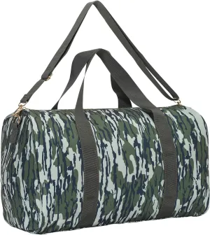 Olive camo hunting duffel bag