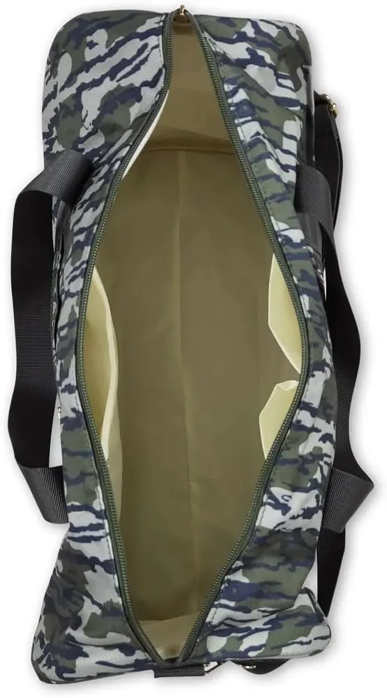 Olive camo hunting duffel bag