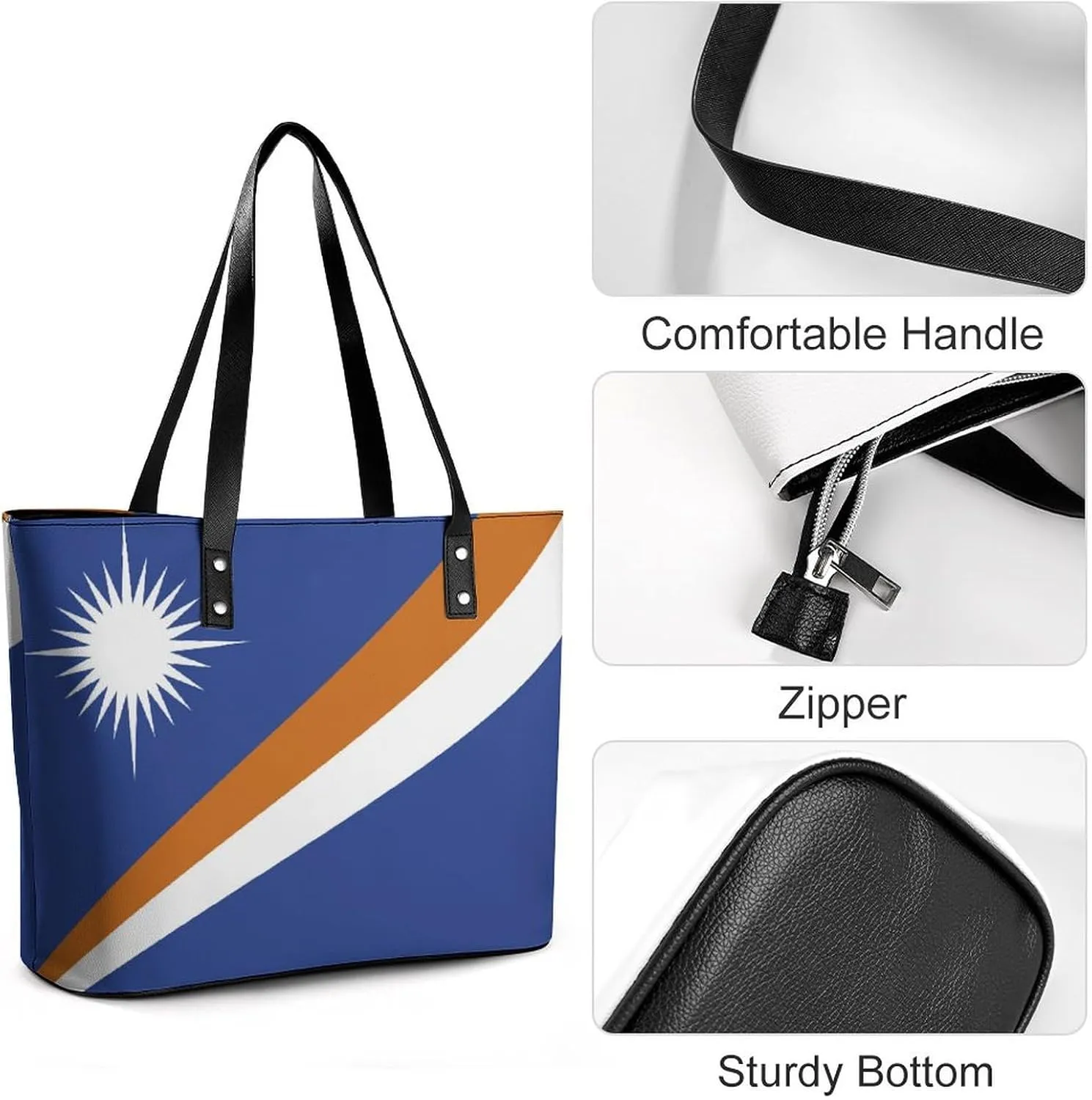 Oman Flag Fashion Handbag Women Stylish Large Leather Tote Perfect for Any Occasion