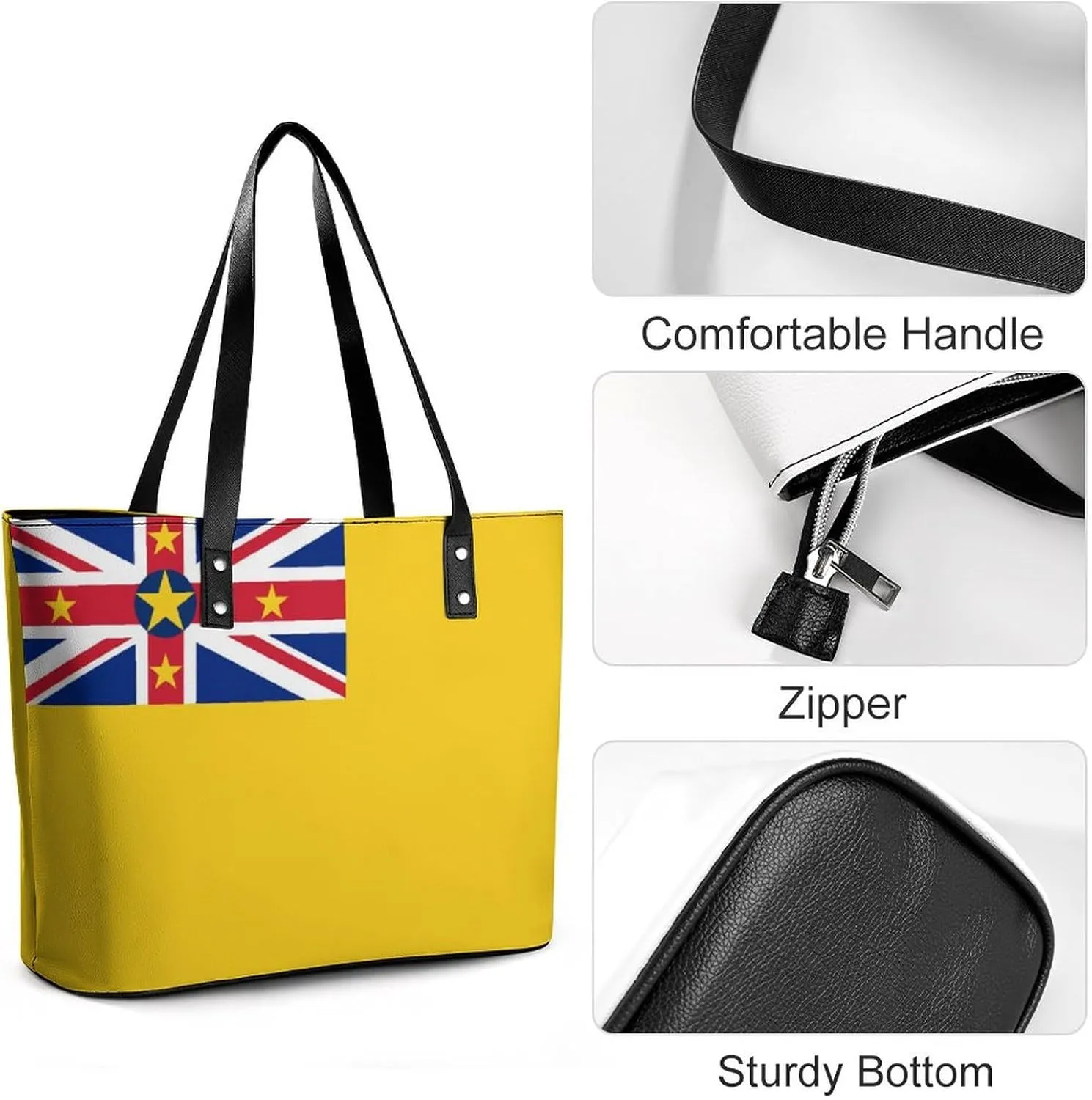 Oman Flag Fashion Handbag Women Stylish Large Leather Tote Perfect for Any Occasion