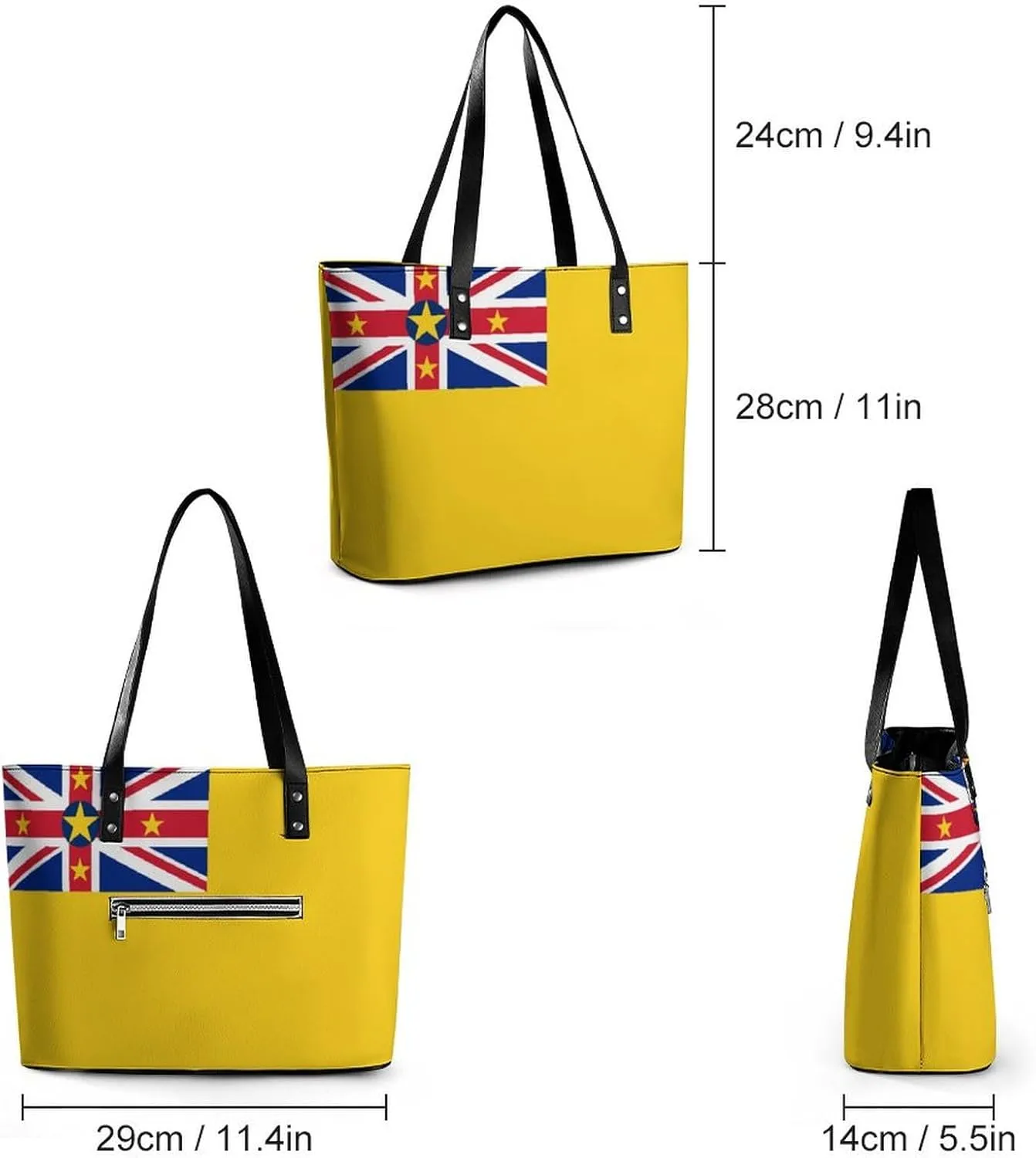 Oman Flag Fashion Handbag Women Stylish Large Leather Tote Perfect for Any Occasion