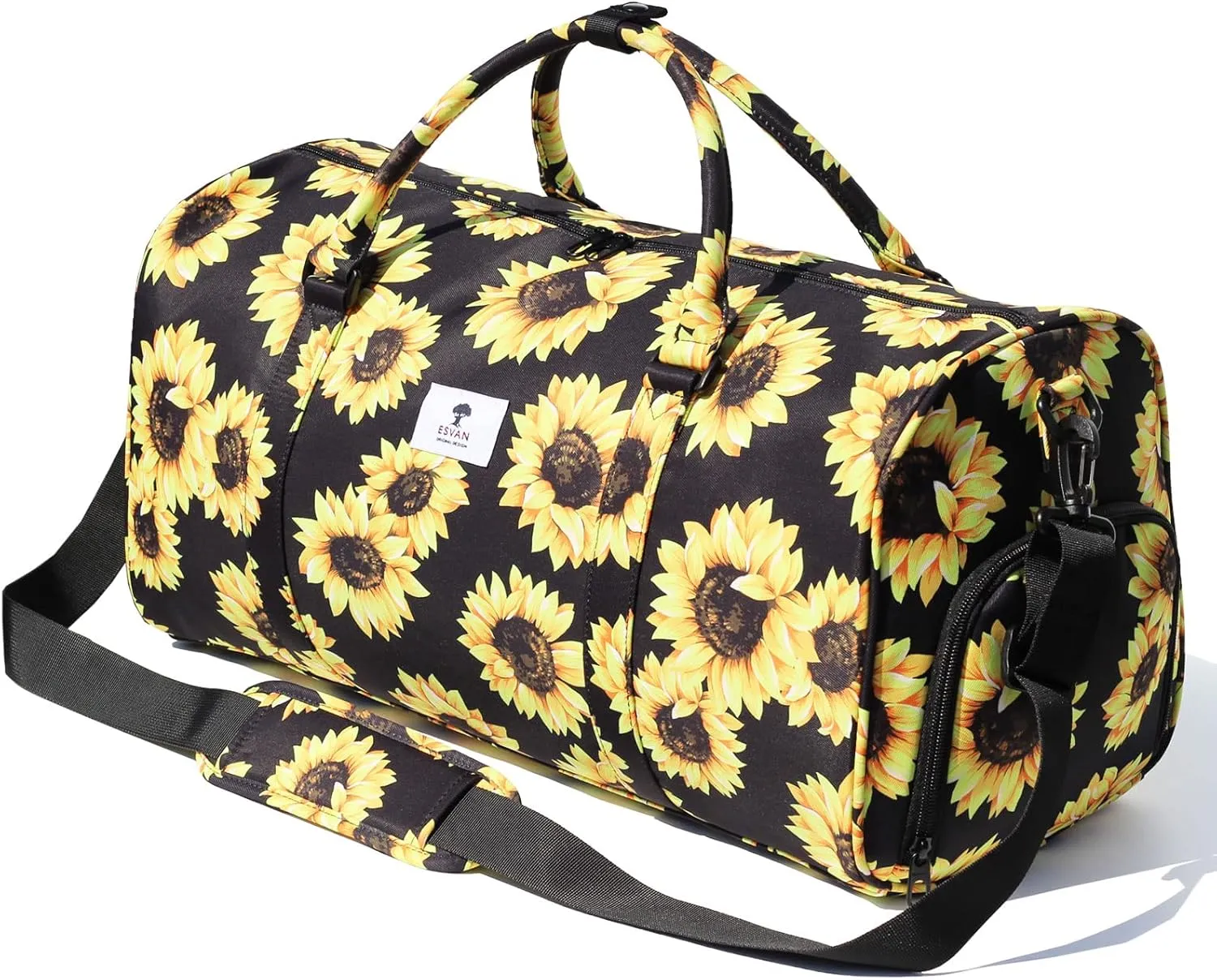 Original Floral Water Resistant Duffel Bag Gym bag Weekender Travel Bag for Gym Beach Travel Daily Bags